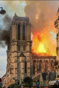 Notre-Dame on Fire
